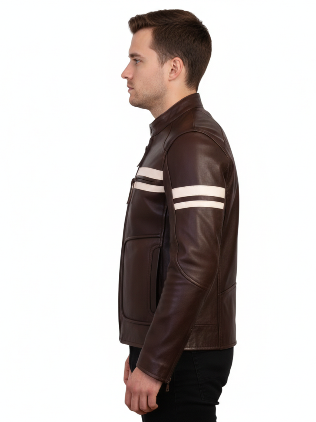 The Cambridge Cruiser | Vintage Brown Leather Jacket